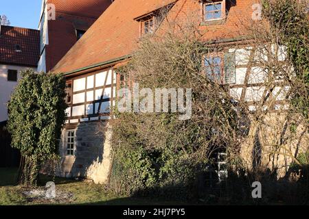 Blick in die Altstadt von Rottenburg am Neckar Stockfoto
