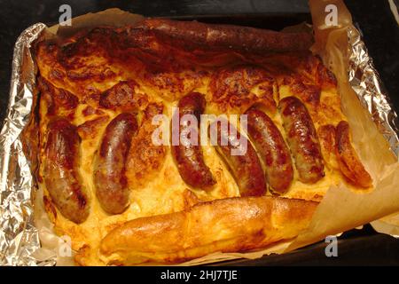 Kröte in der Bohrung Stockfoto