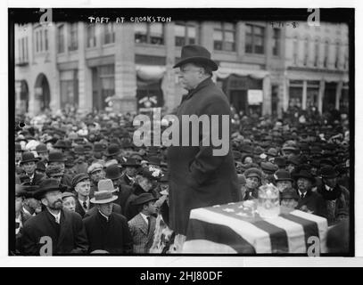 Taft in Crookston (Minnesota) Stockfoto