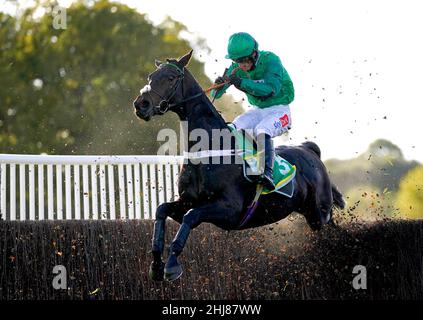 Das Fileboto vom 30-10-2021 von Fusil Raffles ist die Wahl, um ein hochkarätige Höhen in der Sky Bet Chase in Doncaster hervorzuheben. Ausgabedatum: Donnerstag, 27. Januar 2022. Stockfoto