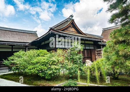 Kyoto, Japan, Asien - 3. September 2019: Der Kaiserpalast in Kyoto Stockfoto