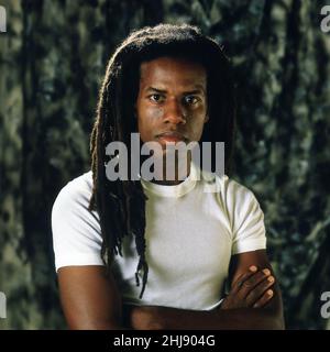 Eddy Grant Videoaufnahme für „Romancing the Stone“ St. Lucia 1984 Stockfoto