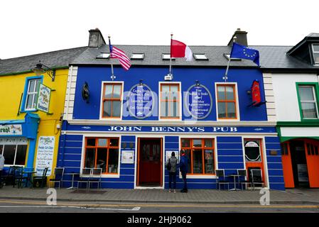 John Benny's Pub, Dingle, Kerry County, Munster Provinz, Republik Irland, Europa Stockfoto