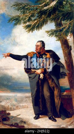 Mikhail Kutuzov (1747-1813) von George Dawe, Öl auf Leinwand, 1829 Stockfoto