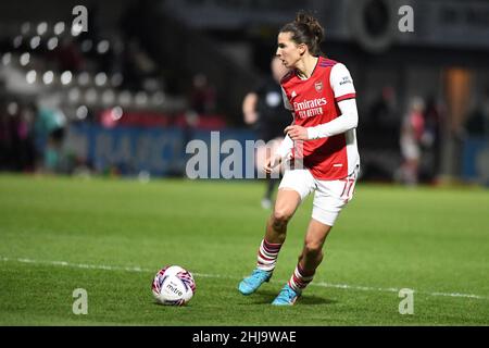 Borehamwood Tobin Heath 977 Arsenal) während des FA Womens Super League Spiels zwischen Arsenal und Brighton und Hove Albion - im Meadow Park Stadium - Borehamwood, England Kevin Hodgson /SPP Credit: SPP Sport Press Photo. /Alamy Live News Stockfoto