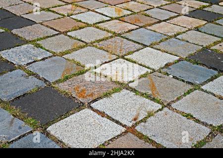 Pflastersteine auf dem Platz, Rio Stockfoto