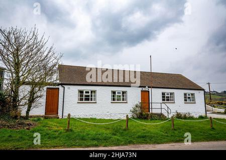 Llaneilian Womens Institute Hall, Anglesey, Amlwch, Nordwales Stockfoto