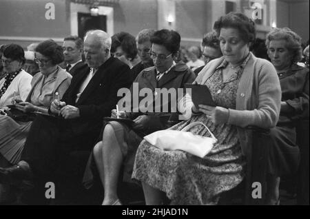 Bingo im Gaiety Theatre, Cardiff. 31st. Juli 1963 Stockfoto