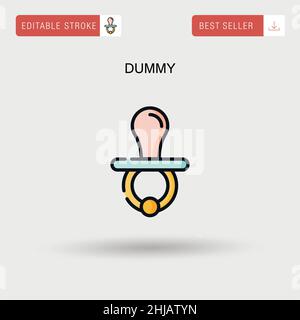 Dummy Simple Vector-Symbol. Stock Vektor