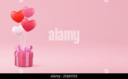 Valentinstag Konzept. Stock Vektor