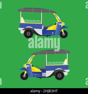 Tuk Tuk thailand Vektorgrafik Stock Vektor