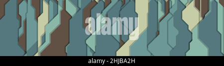 Abstrakt Vertikale Linien generative Kunst Hintergrund Kunst Illustration Stock Vektor