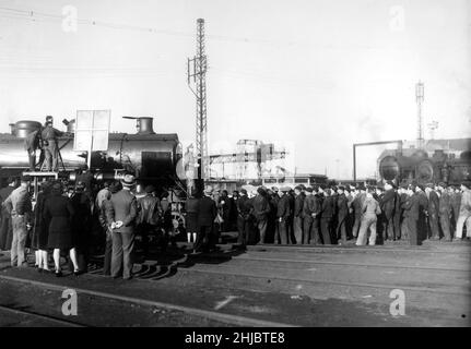 La Bataille du Rail Jahr: 1946 Frankreich Regie: René Clément Drehbild Palme d'Or Cannes 1946 Frankreich Stockfoto