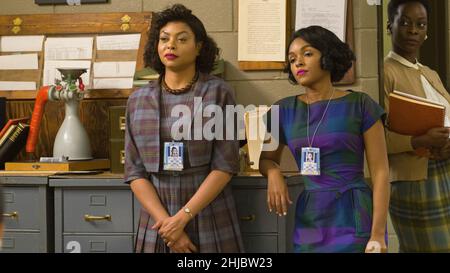 Hidden Figures Jahr : 2016 USA Regie : Theodore Melfi Janelle Monae, Taraji P. Henson Stockfoto