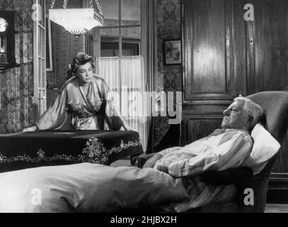 Le Chat Jahr : 1971 Frankreich / Italien Regie : Pierre Granier-Deferre Simone Signoret, Jean Gabin Stockfoto