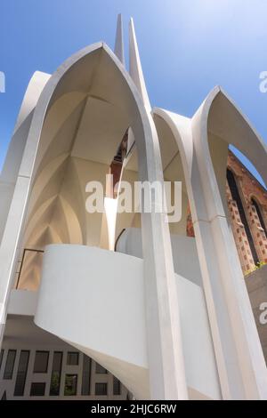 Perth / Australien - Betongewölbe an der Cadagon Song School für den anglikanischen Kathedral von St. George von Palassis Architects Stockfoto