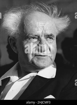 David Ben-Gurion, erster Premierminister von Israel; undated. Stockfoto