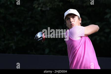 SAINT NOM LA BRETECHE, FRANKREICH, 4. OKTOBER 2013 : Golfer in Aktion bei der Sevriano Ballesteros Trophäe 2013 Stockfoto