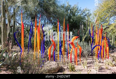 Chihuly Im Garten, Desert Fiori, 2021 Stockfoto