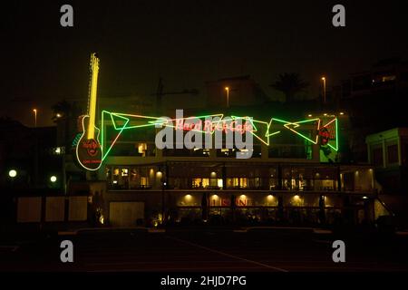 Hard Rock Cafe in Playa de los Ingleses, Maspalomas, Gran Canaria, Spanien Stockfoto