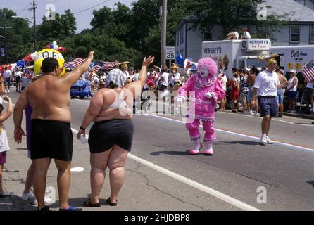 USA älteste Parade Unabhängigkeitstag glücklich 4.. Juli Stockfoto