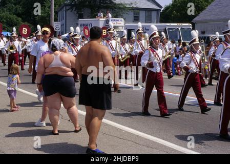 USA älteste Parade Unabhängigkeitstag glücklich 4.. Juli Stockfoto