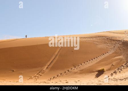 Big Dafy Dune, Sossusvlei, Namibia Stockfoto
