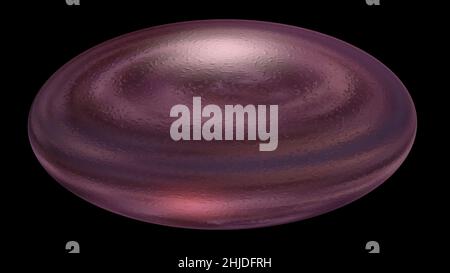 Zellteilung . Mitochondrien-Spaltung, DNA-Replikation. 3D Darstellung rendern Stockfoto