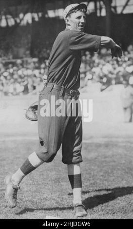 Professioneller Baseballspieler Hank Gowdy Stockfoto