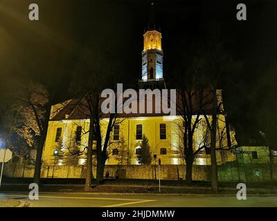 Bolesławiec, deutsch Bunzlau, schlesisch Bunzel, ist eine Stadt im Powiat Bolesławiecki in der Woiwodschaft Niederschlesien in Polen.28.01.2022 Stockfoto