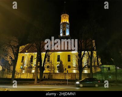 Bolesławiec, deutsch Bunzlau, schlesisch Bunzel, ist eine Stadt im Powiat Bolesławiecki in der Woiwodschaft Niederschlesien in Polen.28.01.2022 Stockfoto