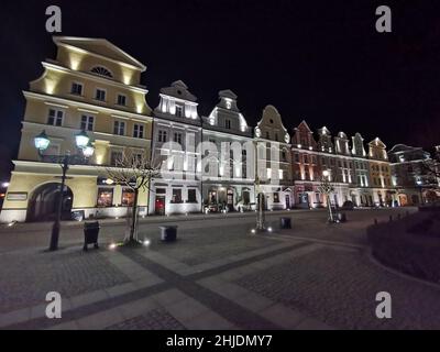 Bolesławiec, deutsch Bunzlau, schlesisch Bunzel, ist eine Stadt im Powiat Bolesławiecki in der Woiwodschaft Niederschlesien in Polen.28.01.2022 Stockfoto