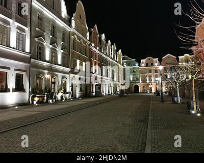 Bolesławiec, deutsch Bunzlau, schlesisch Bunzel, ist eine Stadt im Powiat Bolesławiecki in der Woiwodschaft Niederschlesien in Polen.28.01.2022 Stockfoto