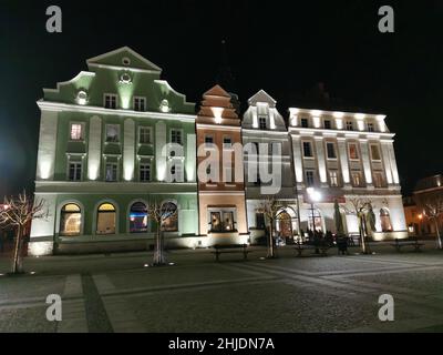 Bolesławiec, deutsch Bunzlau, schlesisch Bunzel, ist eine Stadt im Powiat Bolesławiecki in der Woiwodschaft Niederschlesien in Polen.28.01.2022 Stockfoto