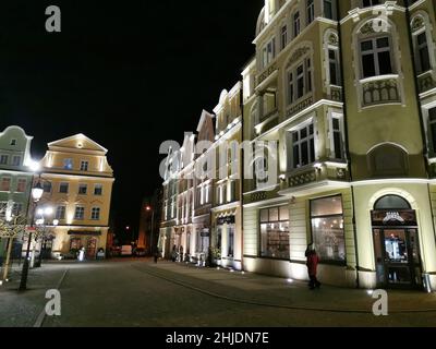 Bolesławiec, deutsch Bunzlau, schlesisch Bunzel, ist eine Stadt im Powiat Bolesławiecki in der Woiwodschaft Niederschlesien in Polen.28.01.2022 Stockfoto