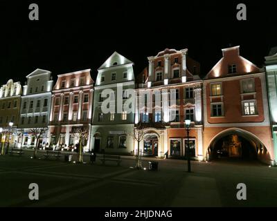 Bolesławiec, deutsch Bunzlau, schlesisch Bunzel, ist eine Stadt im Powiat Bolesławiecki in der Woiwodschaft Niederschlesien in Polen.28.01.2022 Stockfoto