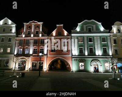 Bolesławiec, deutsch Bunzlau, schlesisch Bunzel, ist eine Stadt im Powiat Bolesławiecki in der Woiwodschaft Niederschlesien in Polen.28.01.2022 Stockfoto