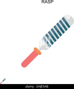 Einfaches Vektorsymbol Rasp. Illustration Symbol Design-Vorlage für Web mobile UI-Element. Stock Vektor
