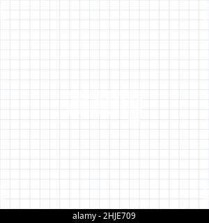 Abstrakt blau gepunktete Linie quadratisches Raster Papier Hintergrund Nahaufnahme Vektor. Hintergrund des Mathematikrasters. Erinnerungsnotizen, Memo, Papiervorlage Stock Vektor