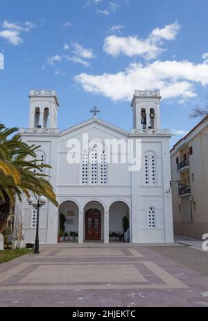 Kirche des heiligen Nikolaus, Nafplio, Griechenland. Stockfoto