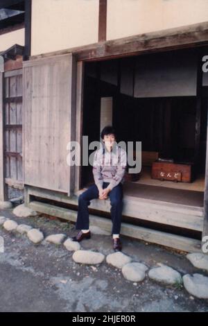 Man Portrait. Gescannte Kopie des Archivbildes Stockfoto