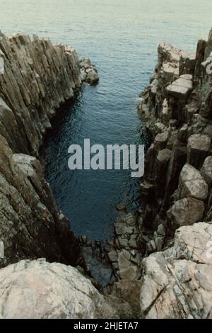 Gescannte Kopie des Archivfotos Japan Landscape Stockfoto