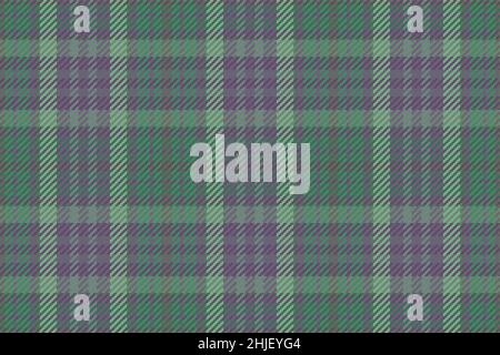 Nahtloses Muster aus schottischem Tartan-Karo. Wiederholbarer Hintergrund mit Check-Fabric-Textur. Flache Vektor-Kulisse mit gestreiftem Textildruck. Stock Vektor