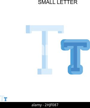Einfaches Vektorsymbol für kleine Buchstaben. Illustration Symbol Design-Vorlage für Web mobile UI-Element. Stock Vektor