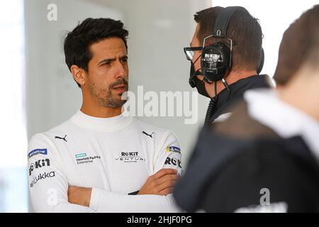 DI GRASSI LUCAS (BRA), ROKIT VENTURI-RENNEN, MERCEDES-EQ SILBERPFEIL 02, PORTRÄT während des Diriyah ePrix 2022, 1st und 2nd Lauf der Formel-E-Weltmeisterschaft 2022, auf dem Riyadh Street Circuit vom 28. Bis 30. Januar in Riad, Saudi-Arabien - Foto Gregory Lenormand / DPPI Stockfoto