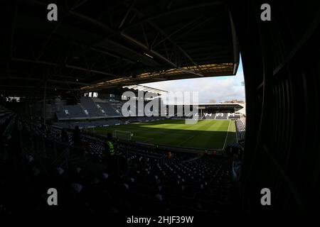 London, Großbritannien. 29th Januar 2022. Gesamtansicht des Stadions in London, Vereinigtes Königreich am 1/29/2022. (Foto von Arron Gent/News Images/Sipa USA) Quelle: SIPA USA/Alamy Live News Stockfoto