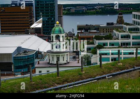 Halifax Town Clock auf Citadel Hill Stockfoto