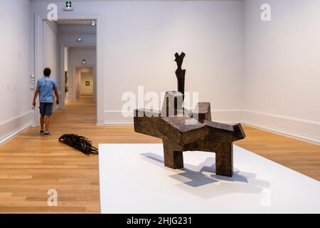 Alrededor del vacío I, 1964, Eduardo Chillida,Museo de Bellas Artes, Bilbao, Spanien Stockfoto