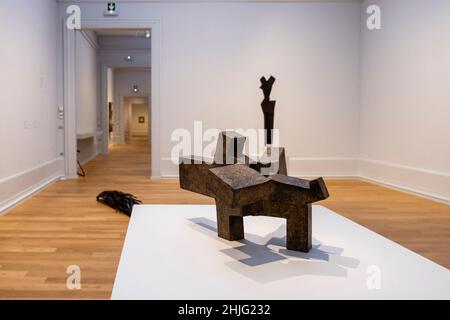 Alrededor del vacío I, 1964, Eduardo Chillida,Museo de Bellas Artes, Bilbao, Spanien Stockfoto