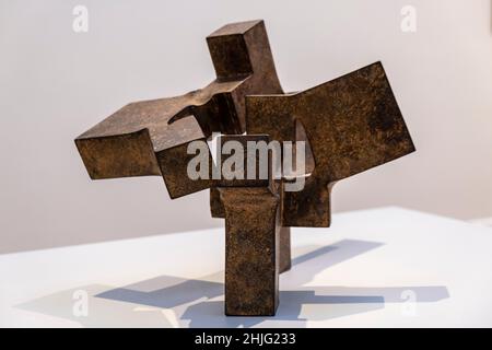 Alrededor del vacío I, 1964, Eduardo Chillida,Museo de Bellas Artes, Bilbao, Spanien Stockfoto